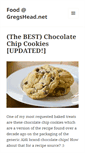 Mobile Screenshot of food.gregshead.net