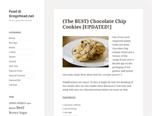 Tablet Screenshot of food.gregshead.net